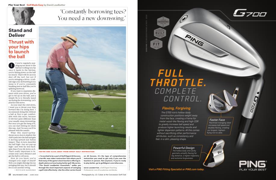 DAVID LEADBETTER: Stand and Deliver