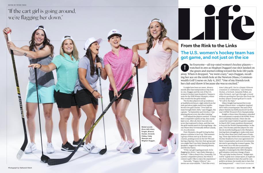 From the Rink to the Links