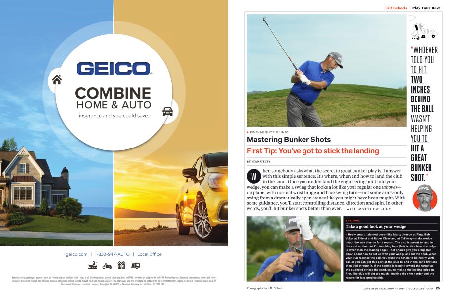GD SCHOOLS: Mastering Bunker Shots