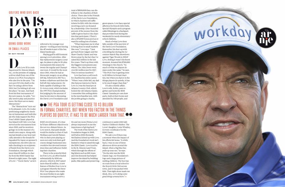 DAVIS LOVE III: DOING GOOD WORK IN SMALL PLACES