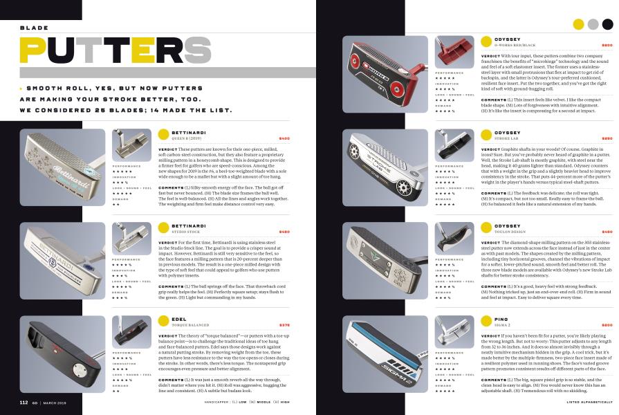 BLADE PUTTERS