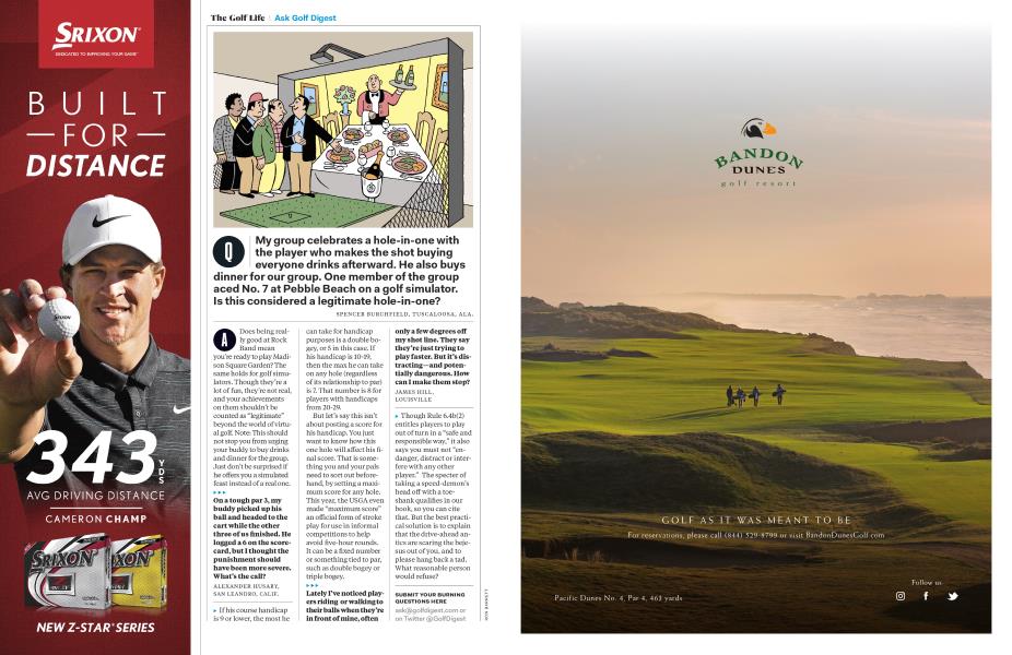 Ask Golf Digest
