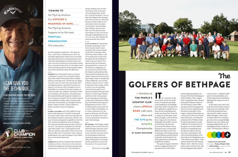 The GOLFERS OF BETHPAGE