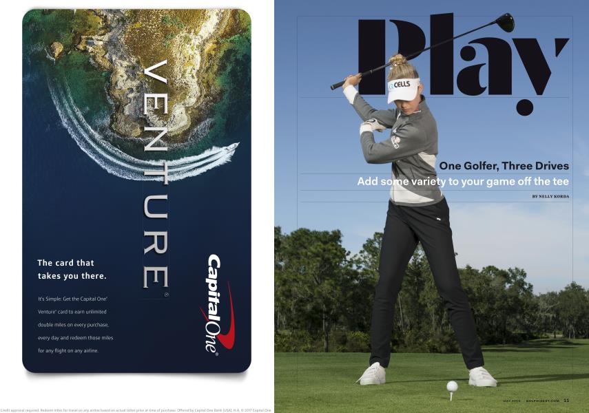 One Golfer, Three Drives | Golf Digest | MAY 2019