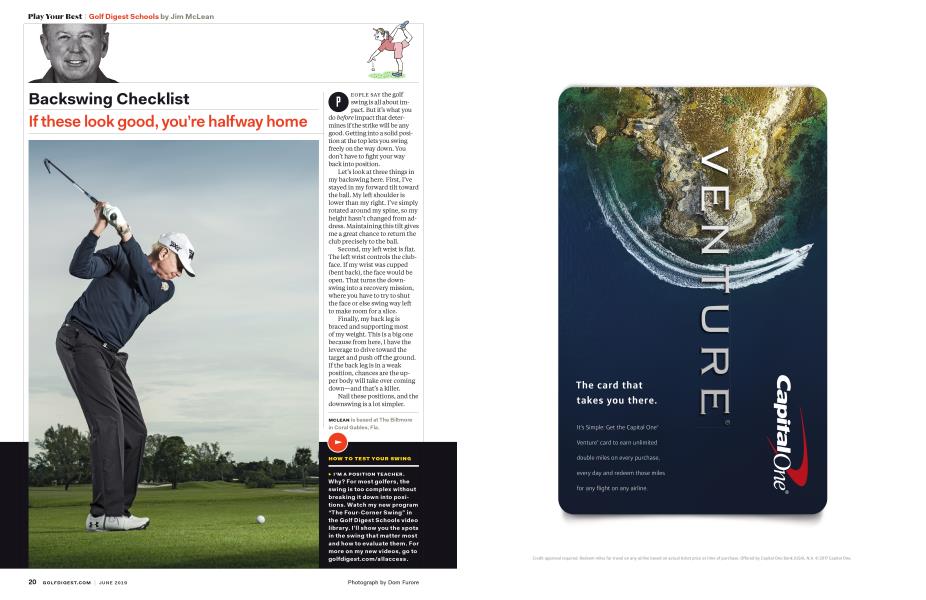 Backswing Checklist
