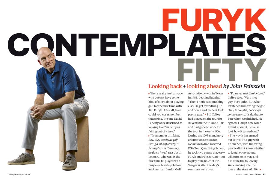 FURYK CONTEMPLATES FIFTY