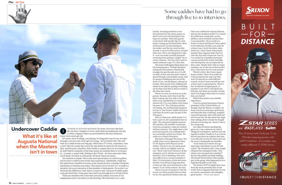 Undercover Caddie Golf Digest MAY 2020