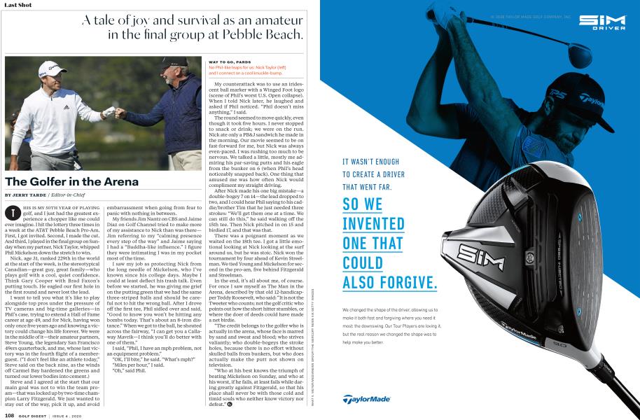 The Golfer in the Arena