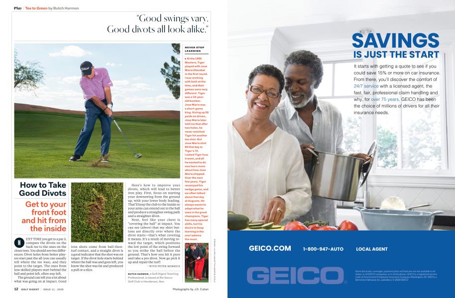 How to Take Good Divots