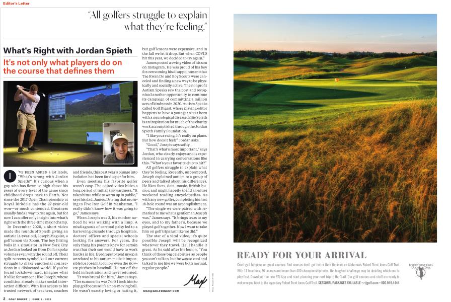 What’s Right with Jordan Spieth