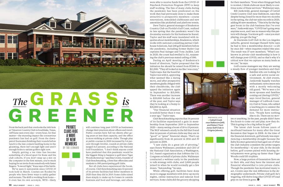 THE GRASS IS GREENER