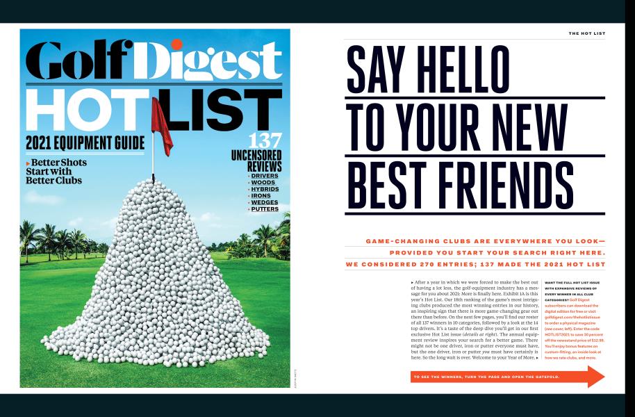 Golf Digest Hot List