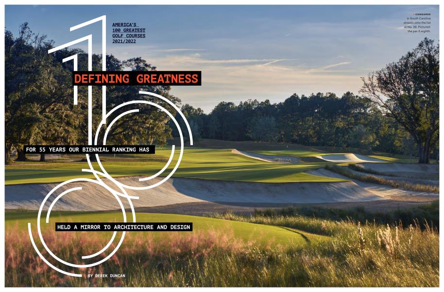 AMERICA'S 100 GREATEST GOLF COURSES 2012/2022