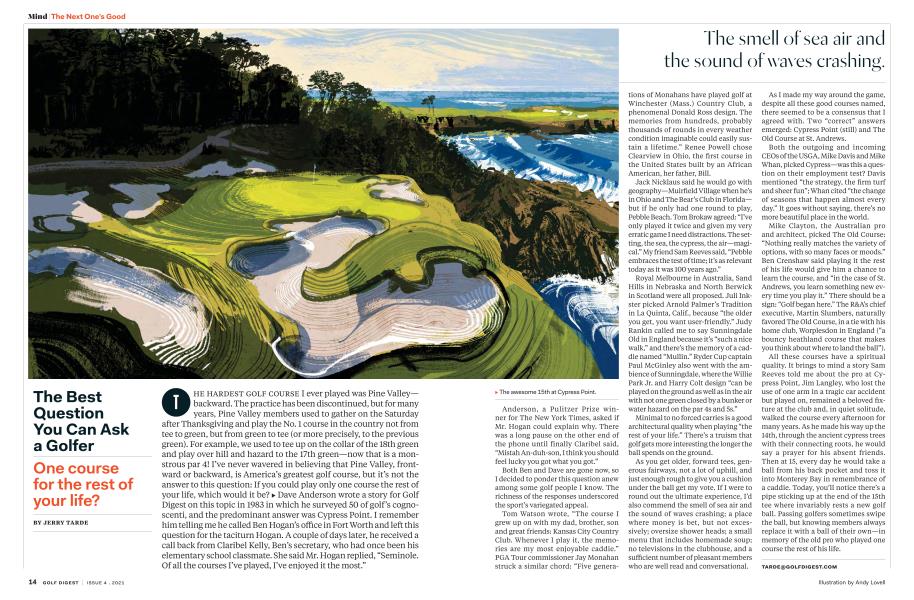 The Best Question You Can Ask a Golfer