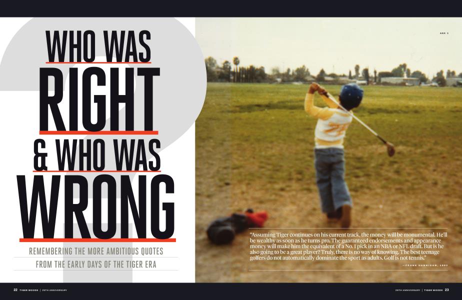 WHO WAS RIGHT & WHO WAS WRONG