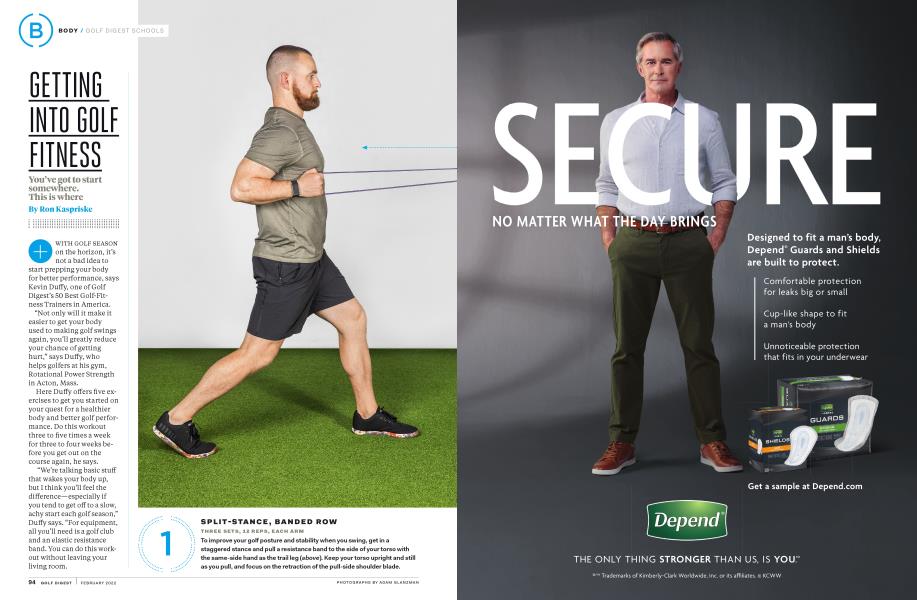 GETTING INTO GOLF FITNESS