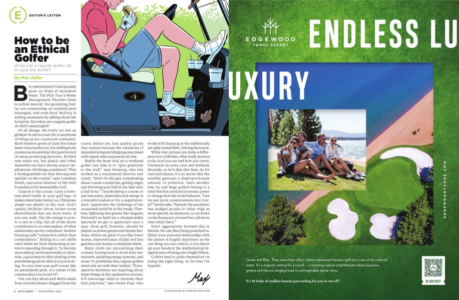 How to be an Ethical Golfer