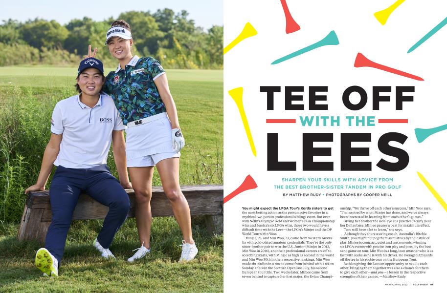 TEE OFF WITH THE LEES