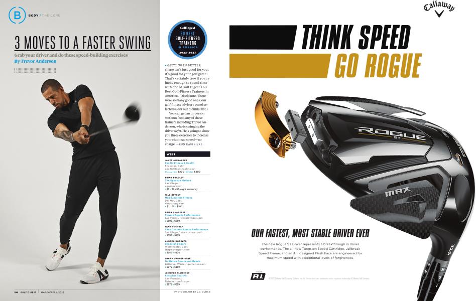 3 MOVES TO A FASTER SWING