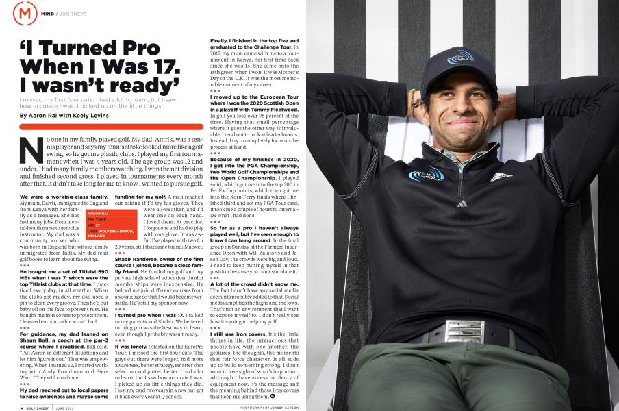 'I Turned Pro When I Was 17. I wasn’t ready’