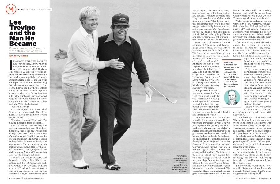 Lee Trevino and the Man He Became