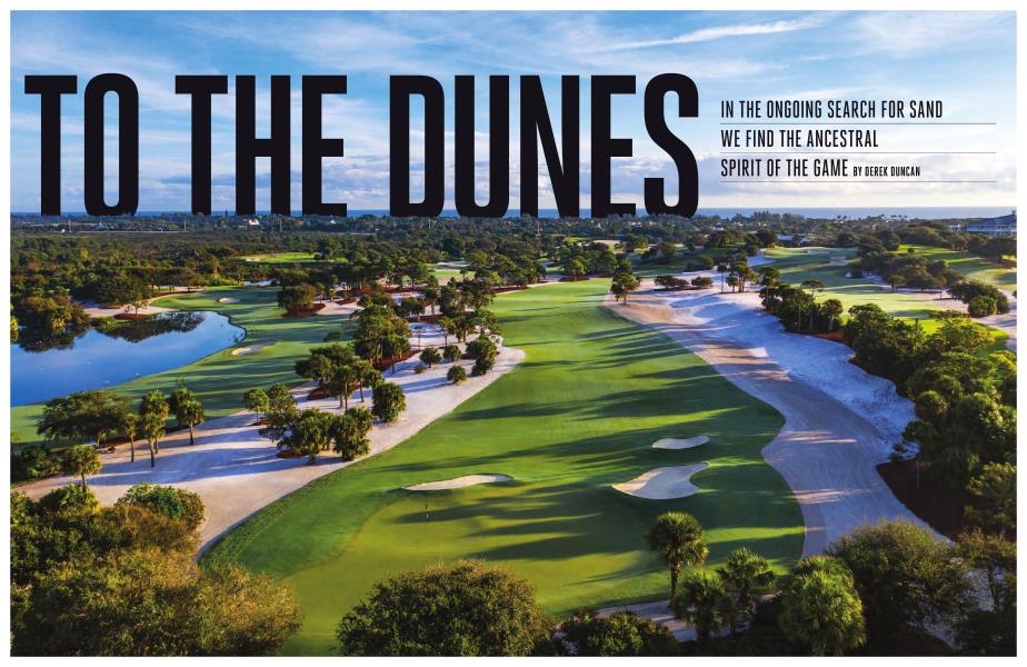 TO THE DUNES