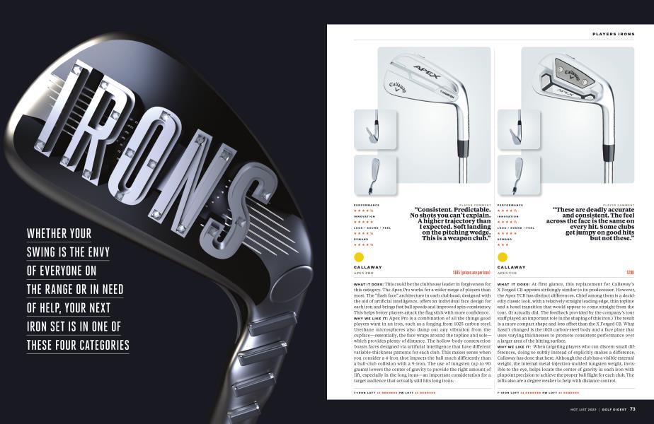 IRONS Golf Digest DECEMBER 2022