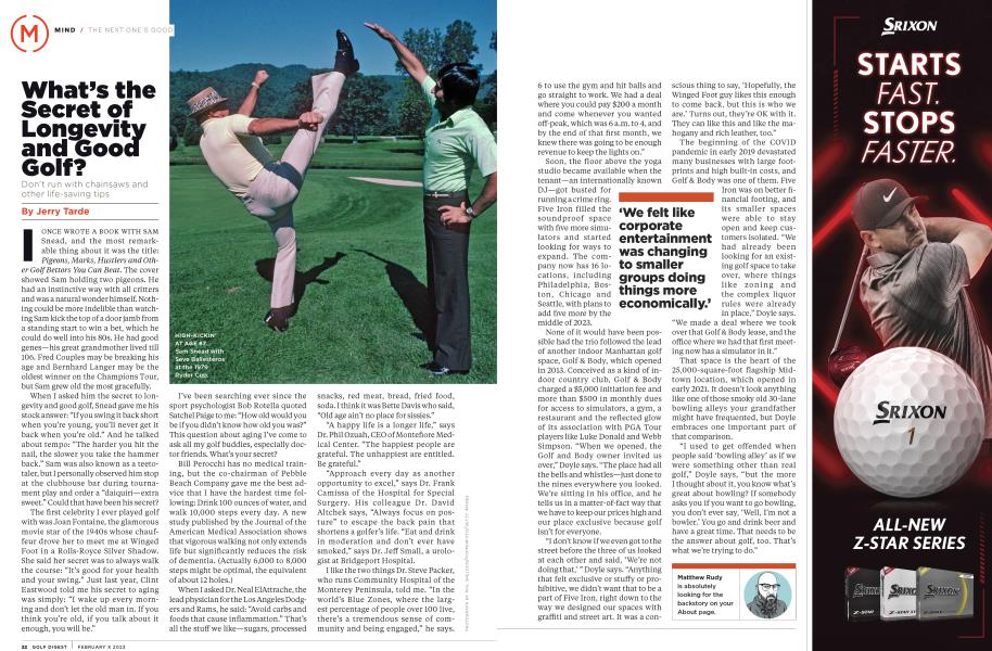 What’s the Secret of Longevity and Good Golf?