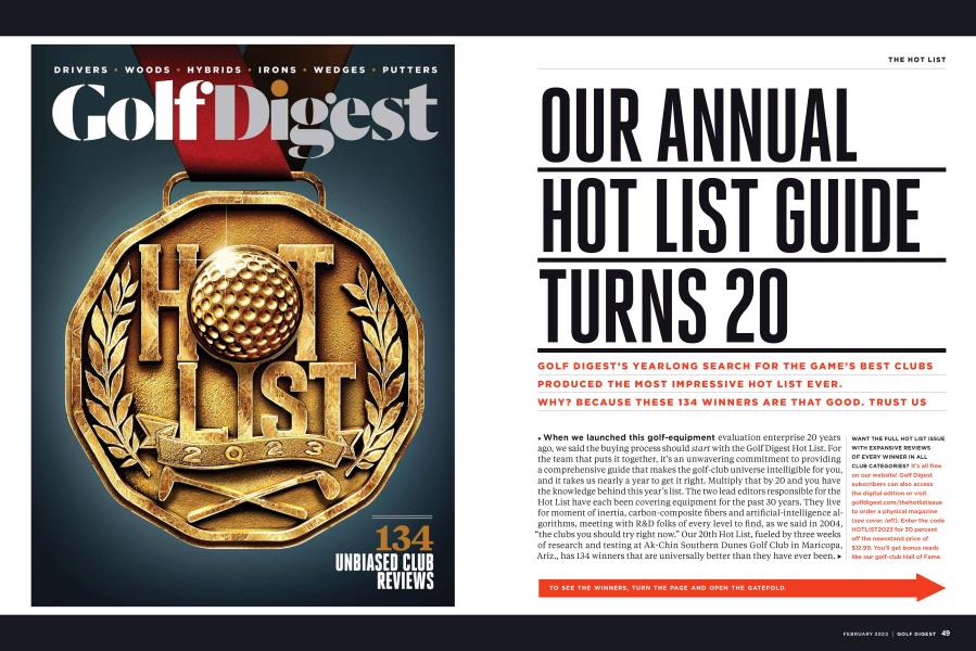OUR ANNUAL HOT LIST GUIDE TURNS 20