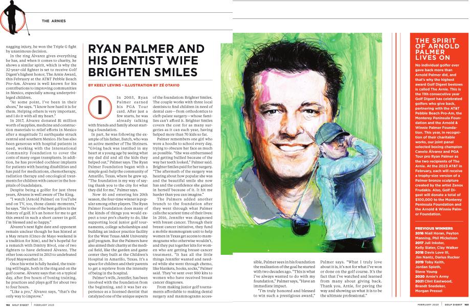 RYAN PALMER AND HIS DENTIST WIFE BRIGHTEN SMILES