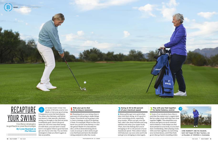 RECAPTURE YOUR SWING