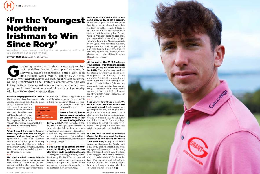 ‘I’m the Youngest Northern Irishman to Win Since Rory’
