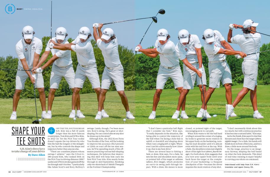 SHAPE YOUR TEE SHOTS