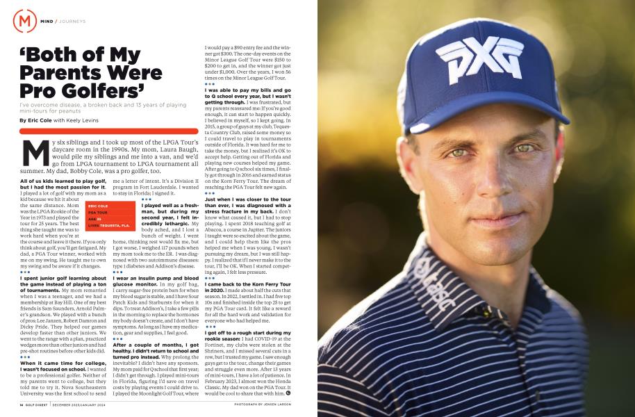 'Both of My Parents Were Pro Golfers’