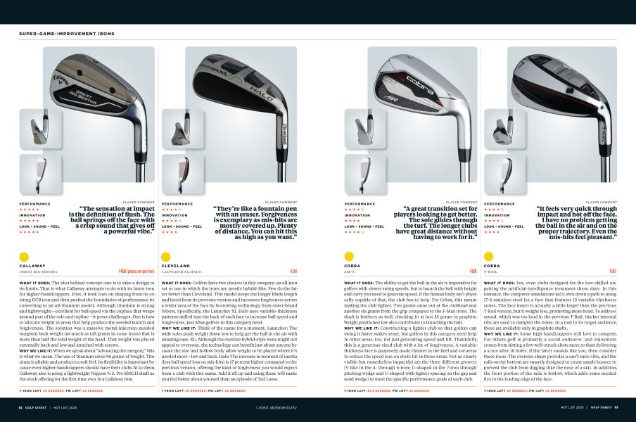 SUPER-GAME-IMPROVEMENT IRONS