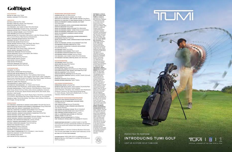 Golf Digest | Golf Digest | MAY 2024