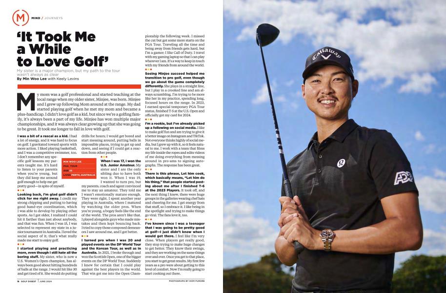 'It Took Me a While to Love Golf’