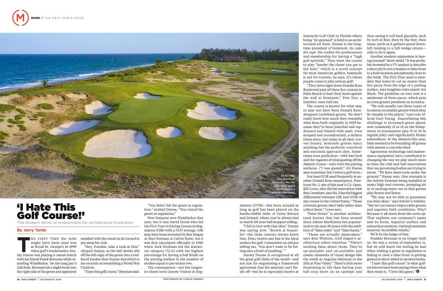 ‘I Hate This Golf Course!’