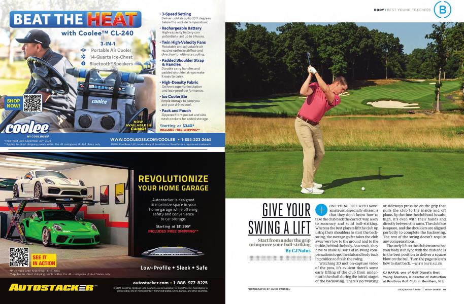 GIVE YOUR SWING A LIFT