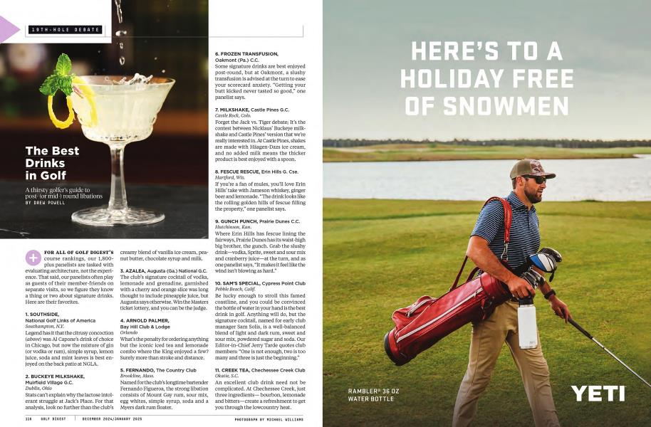The Best Drinks in Golf