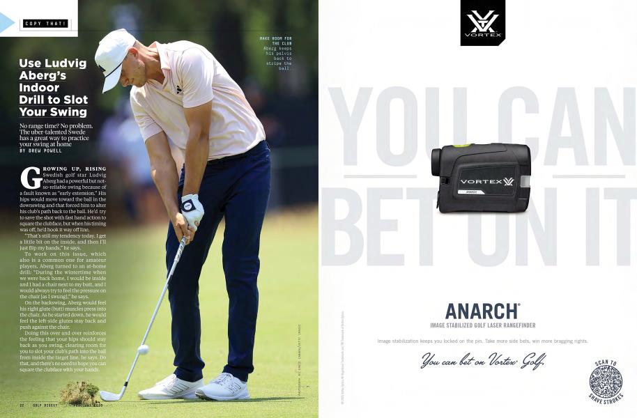 Use Ludvig Aberg’s Indoor Drill to Slot Your Swing