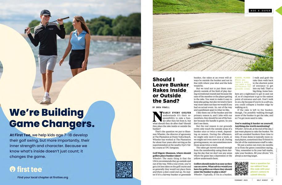 Should I Leave Bunker Rakes Inside or Outside the Sand?
