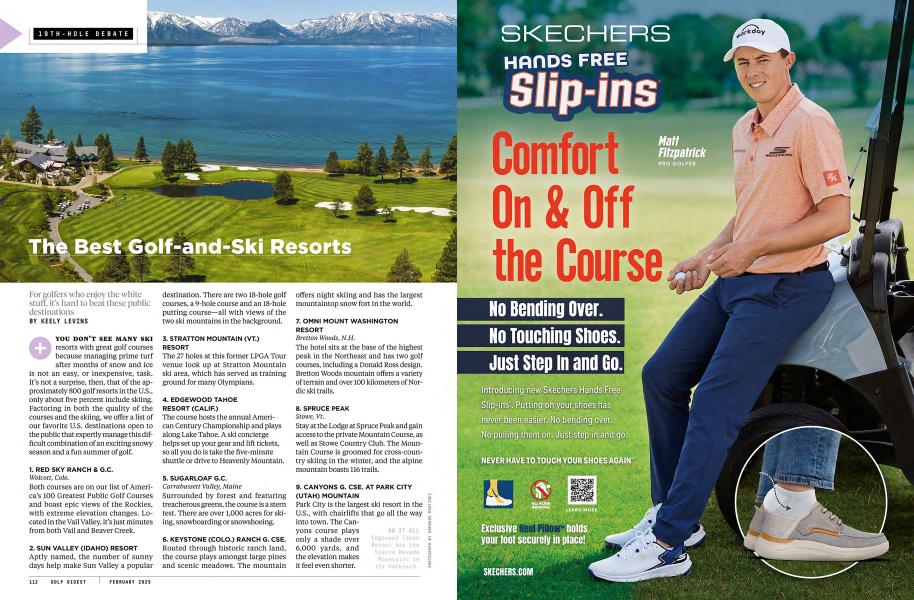 The Best Golf-and-Ski Resorts