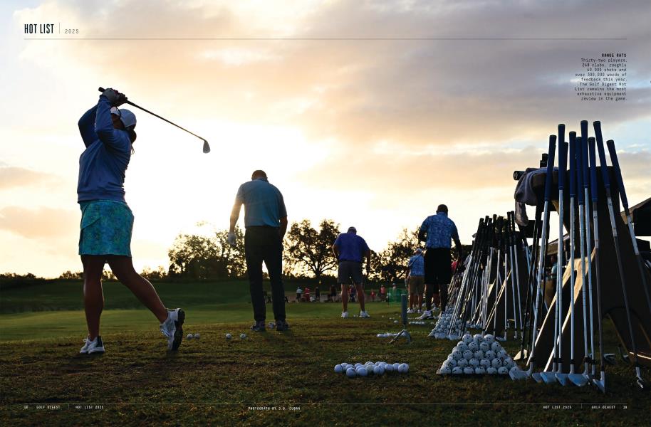 HOT LIST Golf Digest FEBRUARY 2025