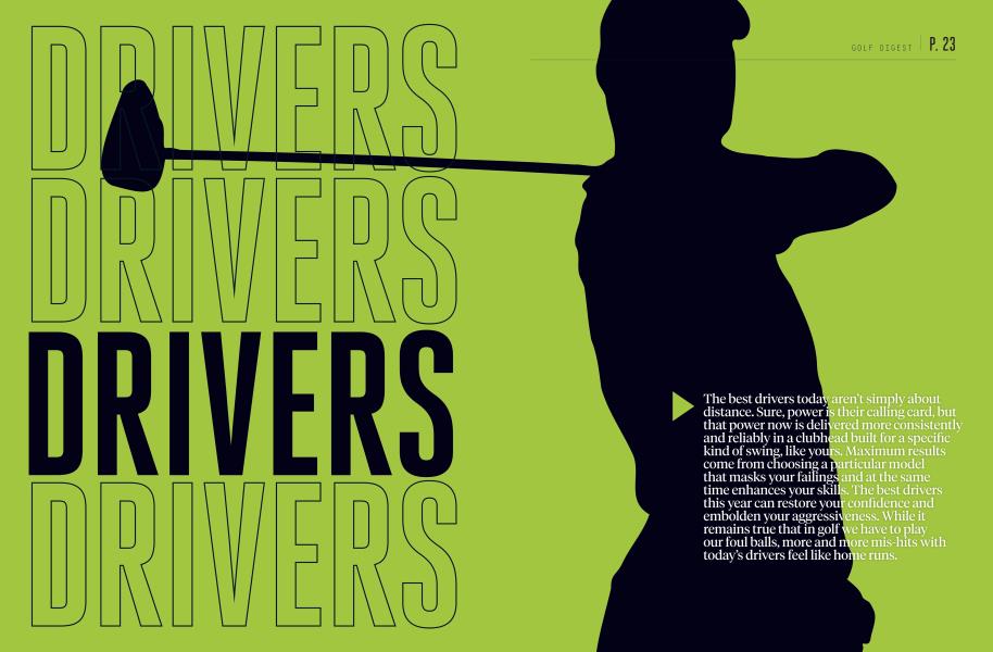 DRIVERS Golf Digest FEBRUARY 2025