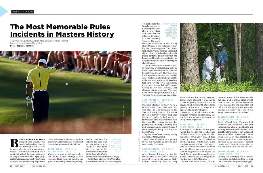 The Most Memorable Rules Incidents in Masters History
