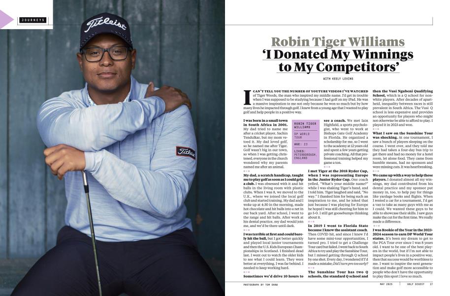 Robin Tiger Williams 'I Donated My Winnings to My Competitors’