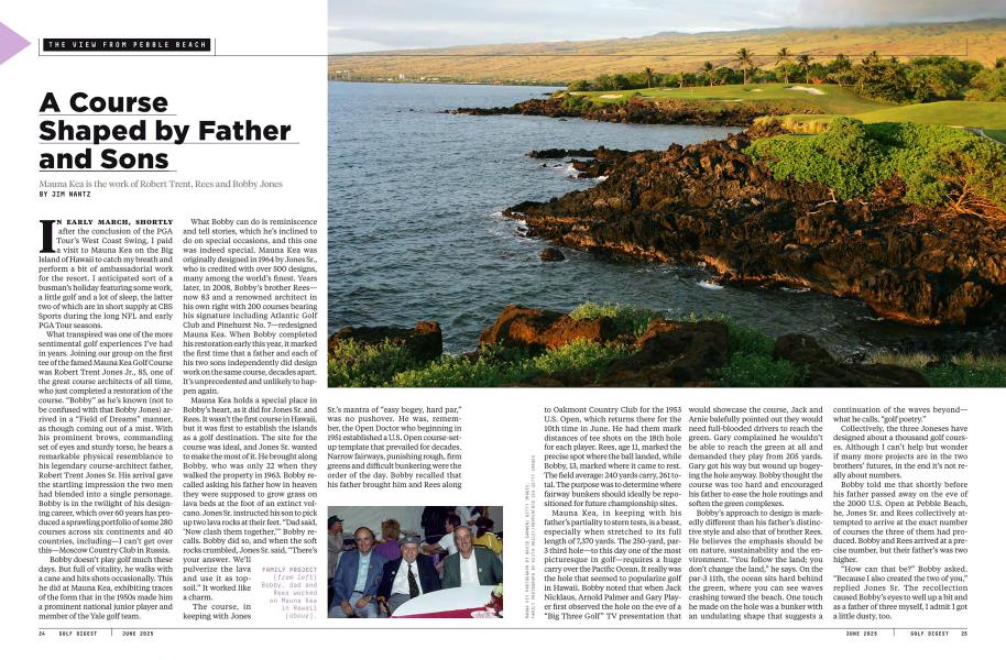 A Course Shaped by Father and Sons