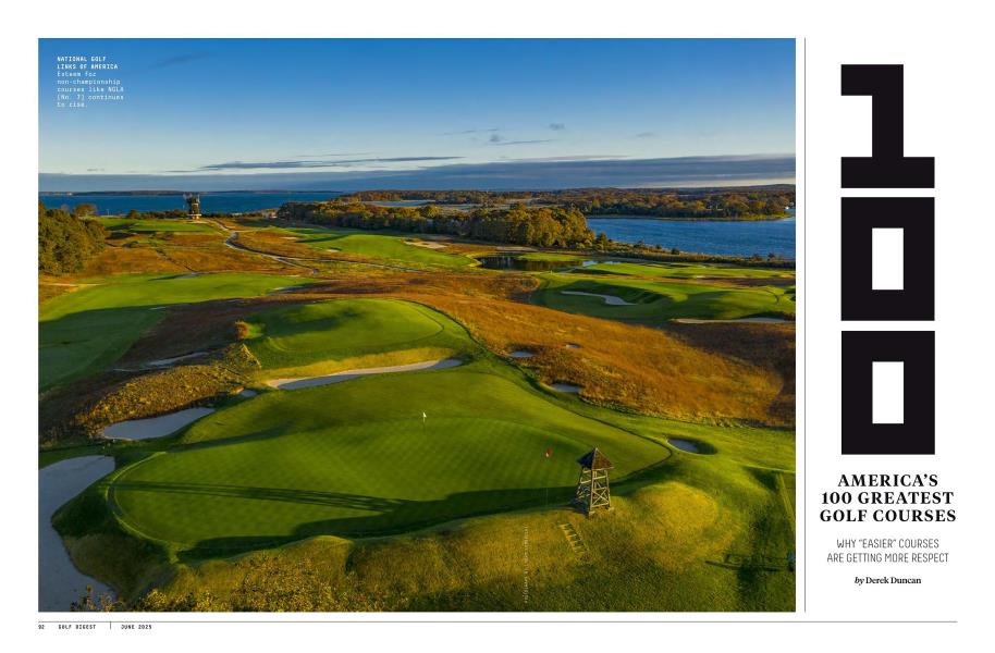 AMERICA’S 100 GREATEST GOLF COURSES