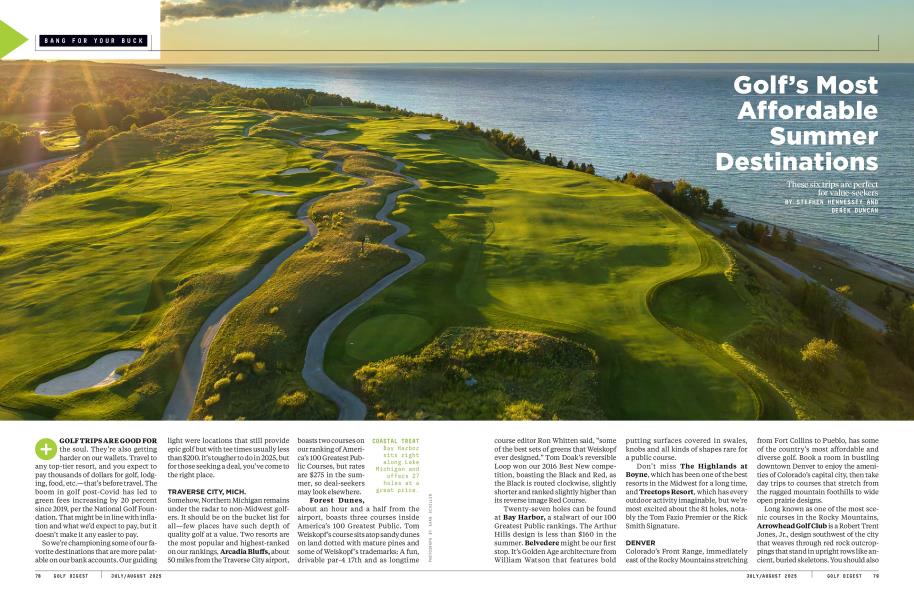 Golf’s Most Affordable Summer Destinations